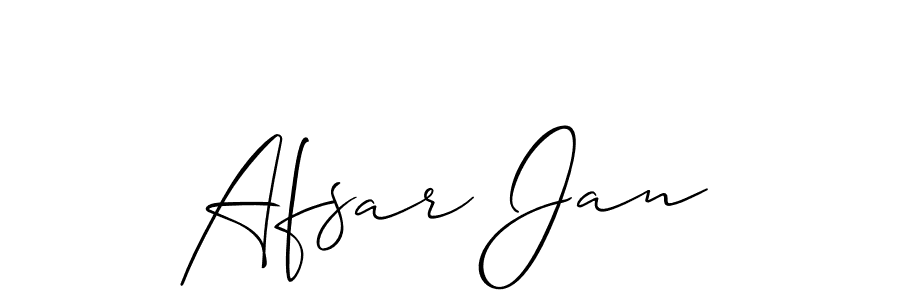 How to Draw Afsar Jan signature style? Allison_Script is a latest design signature styles for name Afsar Jan. Afsar Jan signature style 2 images and pictures png