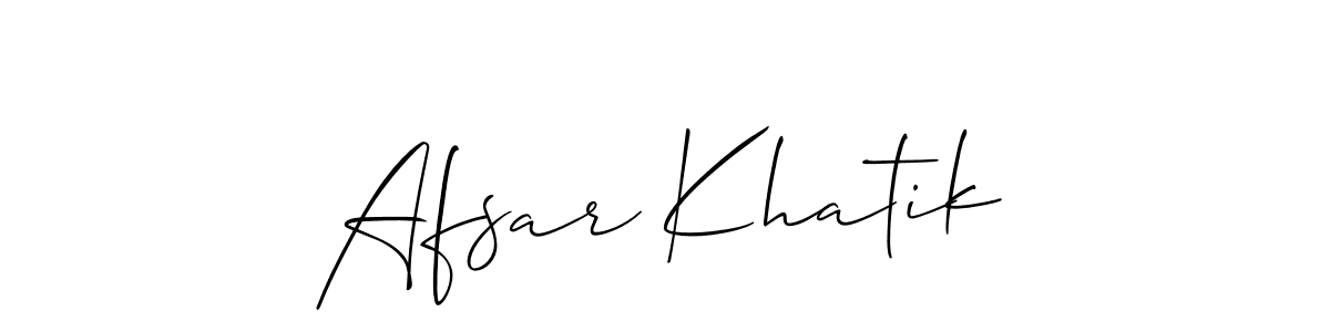 See photos of Afsar Khatik official signature by Spectra . Check more albums & portfolios. Read reviews & check more about Allison_Script font. Afsar Khatik signature style 2 images and pictures png