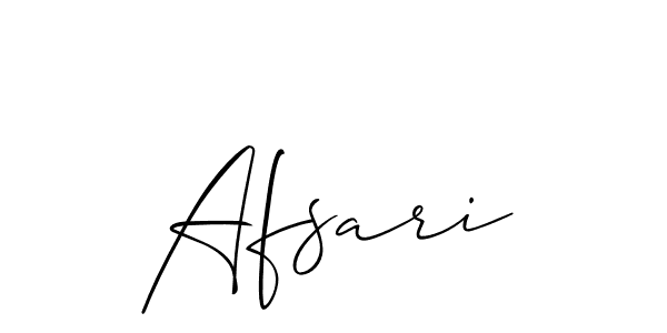 Also You can easily find your signature by using the search form. We will create Afsari name handwritten signature images for you free of cost using Allison_Script sign style. Afsari signature style 2 images and pictures png