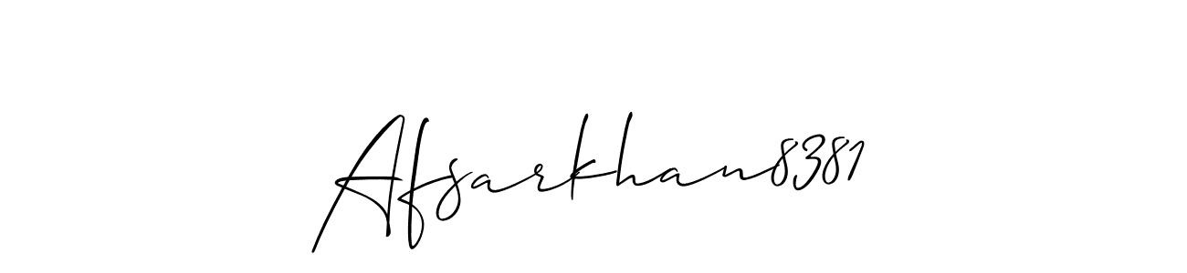 Make a beautiful signature design for name Afsarkhan8381. Use this online signature maker to create a handwritten signature for free. Afsarkhan8381 signature style 2 images and pictures png