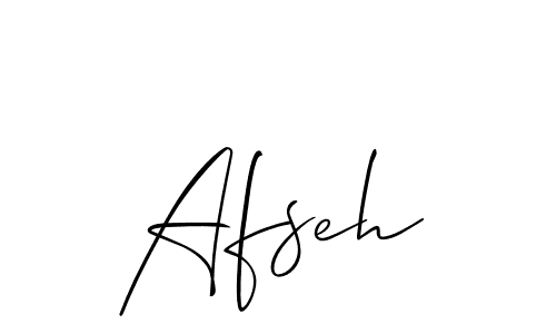 The best way (Allison_Script) to make a short signature is to pick only two or three words in your name. The name Afseh include a total of six letters. For converting this name. Afseh signature style 2 images and pictures png