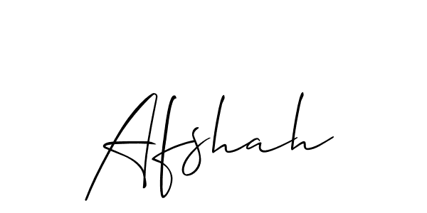 Also You can easily find your signature by using the search form. We will create Afshah name handwritten signature images for you free of cost using Allison_Script sign style. Afshah signature style 2 images and pictures png