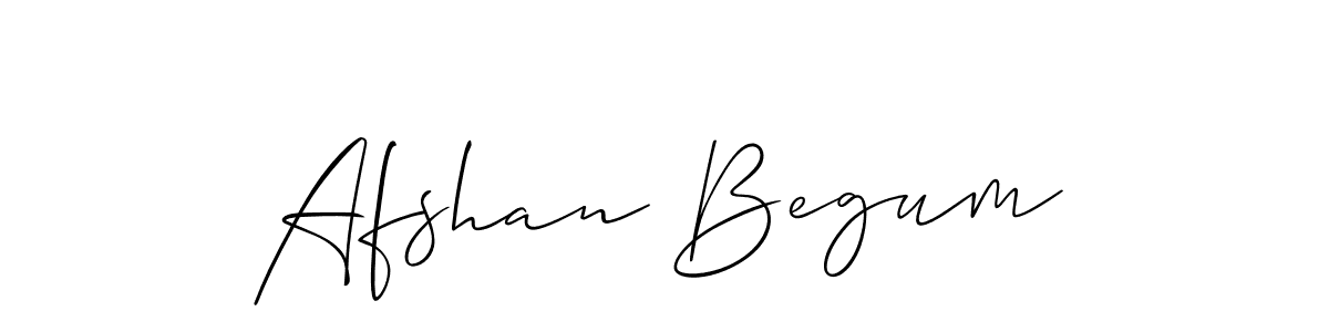 Create a beautiful signature design for name Afshan Begum. With this signature (Allison_Script) fonts, you can make a handwritten signature for free. Afshan Begum signature style 2 images and pictures png