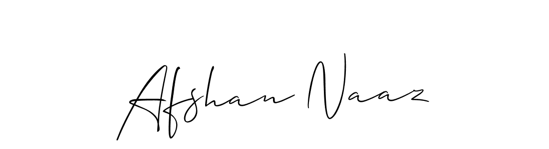 Similarly Allison_Script is the best handwritten signature design. Signature creator online .You can use it as an online autograph creator for name Afshan Naaz. Afshan Naaz signature style 2 images and pictures png