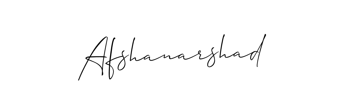 Make a beautiful signature design for name Afshanarshad. Use this online signature maker to create a handwritten signature for free. Afshanarshad signature style 2 images and pictures png