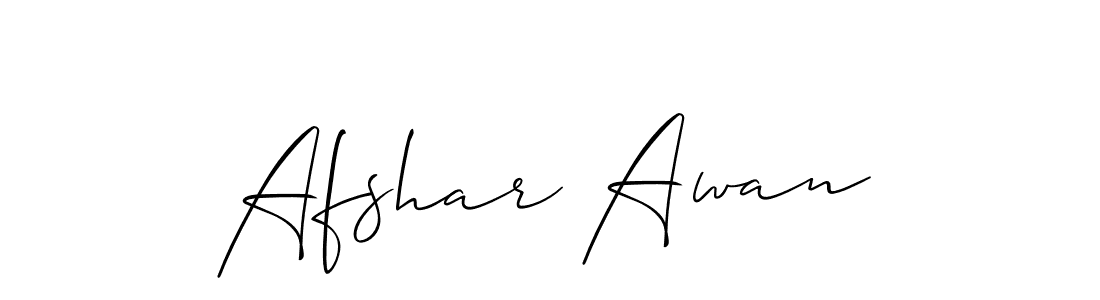 This is the best signature style for the Afshar Awan name. Also you like these signature font (Allison_Script). Mix name signature. Afshar Awan signature style 2 images and pictures png