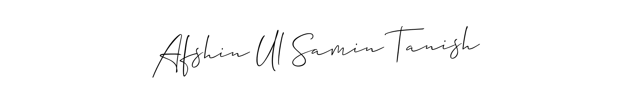 Once you've used our free online signature maker to create your best signature Allison_Script style, it's time to enjoy all of the benefits that Afshin Ul Samin Tanish name signing documents. Afshin Ul Samin Tanish signature style 2 images and pictures png