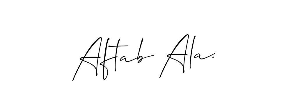 This is the best signature style for the Aftab Ala. name. Also you like these signature font (Allison_Script). Mix name signature. Aftab Ala. signature style 2 images and pictures png