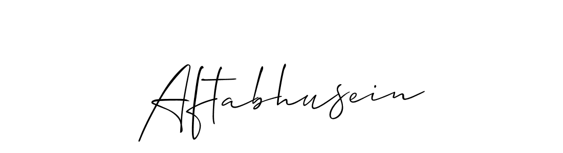 if you are searching for the best signature style for your name Aftabhusein. so please give up your signature search. here we have designed multiple signature styles  using Allison_Script. Aftabhusein signature style 2 images and pictures png