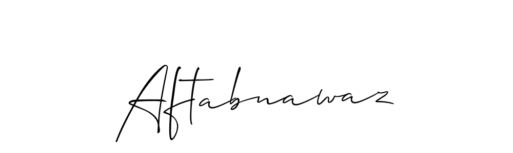 Aftabnawaz stylish signature style. Best Handwritten Sign (Allison_Script) for my name. Handwritten Signature Collection Ideas for my name Aftabnawaz. Aftabnawaz signature style 2 images and pictures png