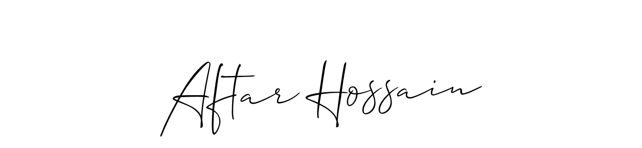 Also You can easily find your signature by using the search form. We will create Aftar Hossain name handwritten signature images for you free of cost using Allison_Script sign style. Aftar Hossain signature style 2 images and pictures png