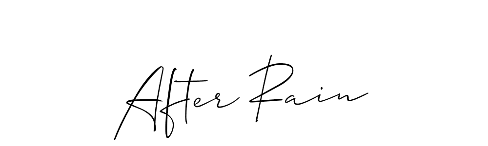 Make a short After Rain signature style. Manage your documents anywhere anytime using Allison_Script. Create and add eSignatures, submit forms, share and send files easily. After Rain signature style 2 images and pictures png