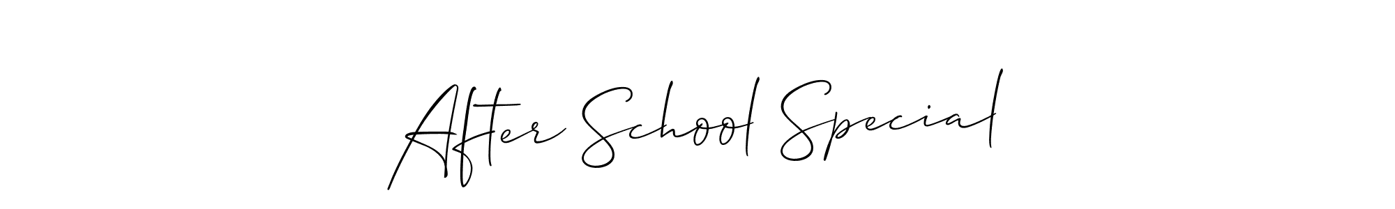 Also You can easily find your signature by using the search form. We will create After School Special name handwritten signature images for you free of cost using Allison_Script sign style. After School Special signature style 2 images and pictures png