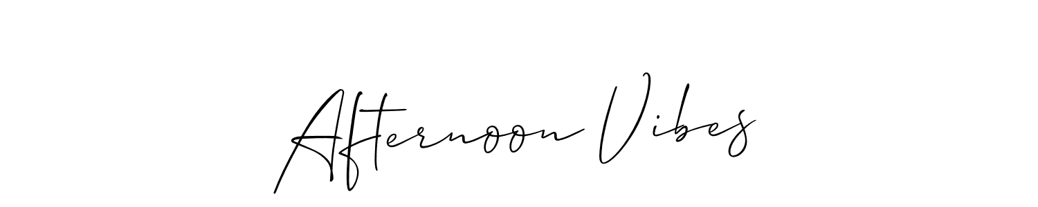Make a beautiful signature design for name Afternoon Vibes. With this signature (Allison_Script) style, you can create a handwritten signature for free. Afternoon Vibes signature style 2 images and pictures png
