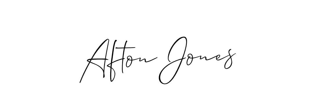 Make a beautiful signature design for name Afton Jones. Use this online signature maker to create a handwritten signature for free. Afton Jones signature style 2 images and pictures png