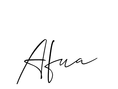 You should practise on your own different ways (Allison_Script) to write your name (Afua) in signature. don't let someone else do it for you. Afua signature style 2 images and pictures png