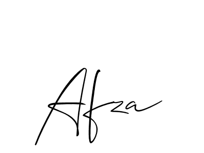 if you are searching for the best signature style for your name Afza. so please give up your signature search. here we have designed multiple signature styles  using Allison_Script. Afza signature style 2 images and pictures png