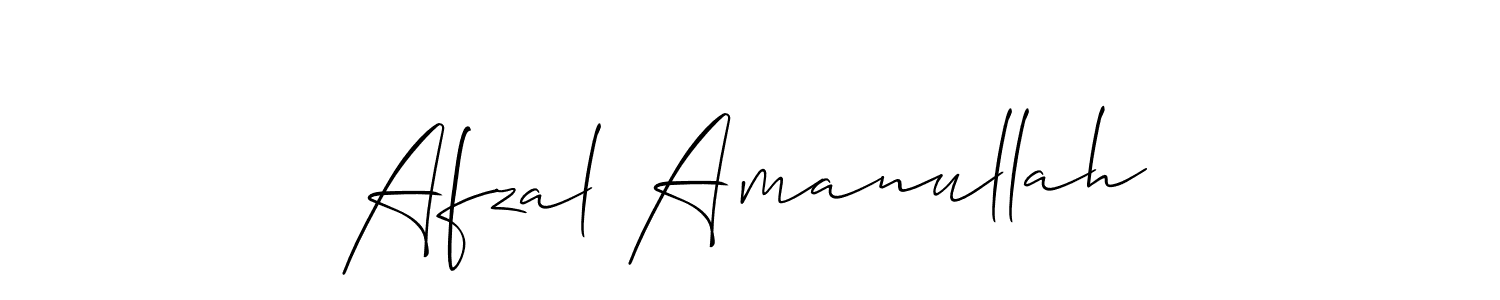 Allison_Script is a professional signature style that is perfect for those who want to add a touch of class to their signature. It is also a great choice for those who want to make their signature more unique. Get Afzal Amanullah name to fancy signature for free. Afzal Amanullah signature style 2 images and pictures png