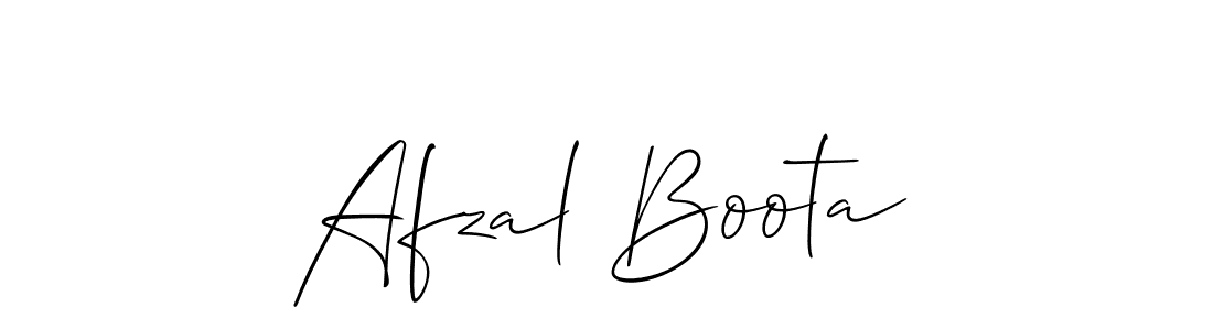 Use a signature maker to create a handwritten signature online. With this signature software, you can design (Allison_Script) your own signature for name Afzal Boota. Afzal Boota signature style 2 images and pictures png