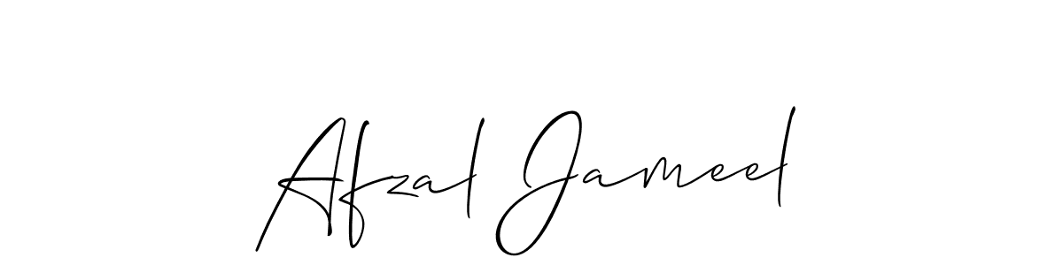 Allison_Script is a professional signature style that is perfect for those who want to add a touch of class to their signature. It is also a great choice for those who want to make their signature more unique. Get Afzal Jameel name to fancy signature for free. Afzal Jameel signature style 2 images and pictures png