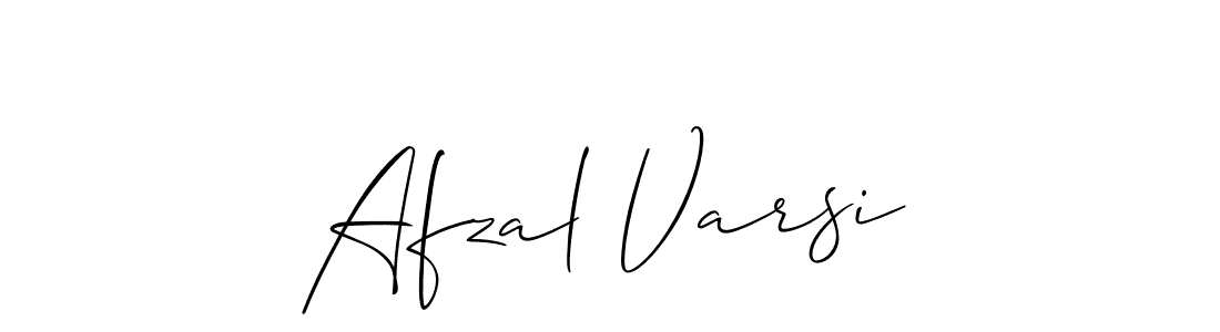 Use a signature maker to create a handwritten signature online. With this signature software, you can design (Allison_Script) your own signature for name Afzal Varsi. Afzal Varsi signature style 2 images and pictures png