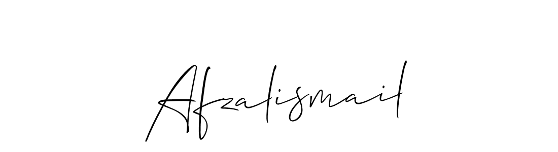 Make a beautiful signature design for name Afzalismail. With this signature (Allison_Script) style, you can create a handwritten signature for free. Afzalismail signature style 2 images and pictures png