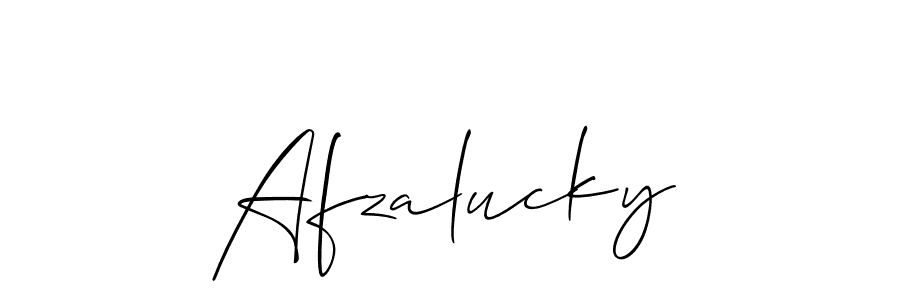 Also we have Afzalucky name is the best signature style. Create professional handwritten signature collection using Allison_Script autograph style. Afzalucky signature style 2 images and pictures png