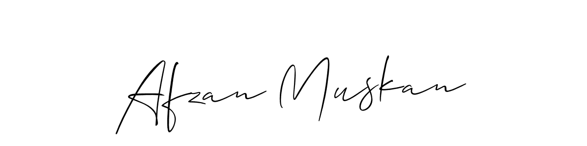 How to Draw Afzan Muskan signature style? Allison_Script is a latest design signature styles for name Afzan Muskan. Afzan Muskan signature style 2 images and pictures png