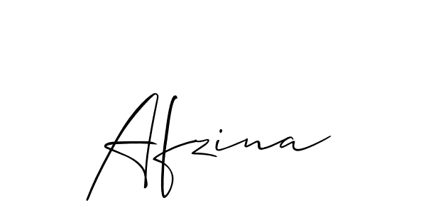 Also we have Afzina name is the best signature style. Create professional handwritten signature collection using Allison_Script autograph style. Afzina signature style 2 images and pictures png