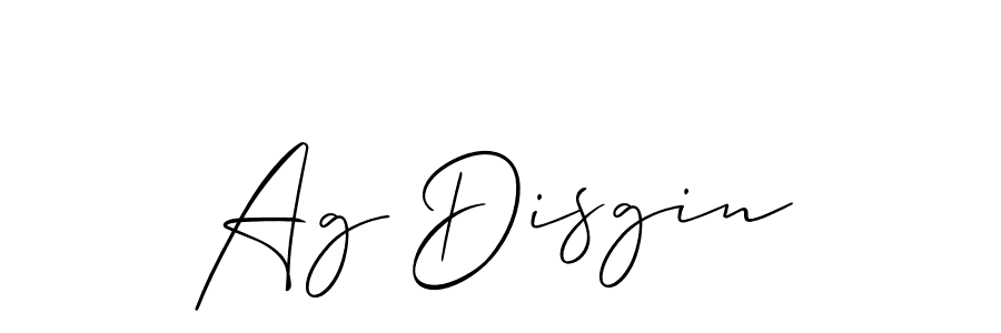 Make a short Ag Disgin signature style. Manage your documents anywhere anytime using Allison_Script. Create and add eSignatures, submit forms, share and send files easily. Ag Disgin signature style 2 images and pictures png