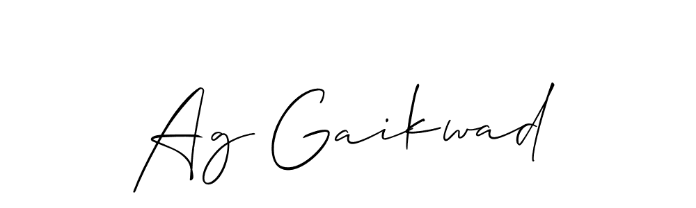 Once you've used our free online signature maker to create your best signature Allison_Script style, it's time to enjoy all of the benefits that Ag Gaikwad name signing documents. Ag Gaikwad signature style 2 images and pictures png