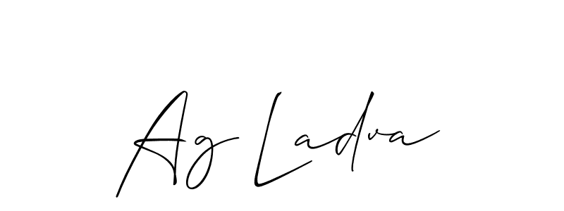 See photos of Ag Ladva official signature by Spectra . Check more albums & portfolios. Read reviews & check more about Allison_Script font. Ag Ladva signature style 2 images and pictures png