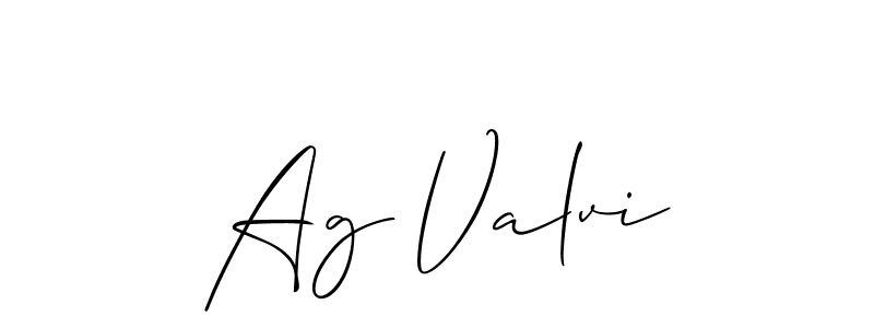How to Draw Ag Valvi signature style? Allison_Script is a latest design signature styles for name Ag Valvi. Ag Valvi signature style 2 images and pictures png