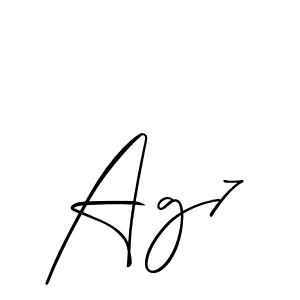 Also You can easily find your signature by using the search form. We will create Ag7 name handwritten signature images for you free of cost using Allison_Script sign style. Ag7 signature style 2 images and pictures png