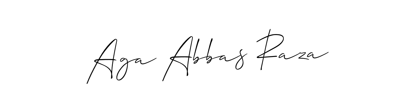 Make a beautiful signature design for name Aga Abbas Raza. Use this online signature maker to create a handwritten signature for free. Aga Abbas Raza signature style 2 images and pictures png