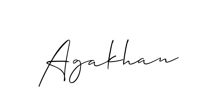 Best and Professional Signature Style for Agakhan. Allison_Script Best Signature Style Collection. Agakhan signature style 2 images and pictures png