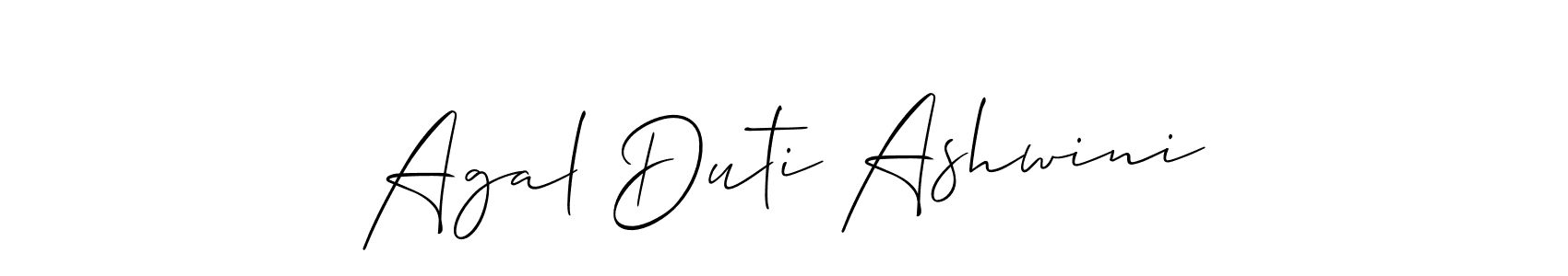 Here are the top 10 professional signature styles for the name Agal Duti Ashwini. These are the best autograph styles you can use for your name. Agal Duti Ashwini signature style 2 images and pictures png