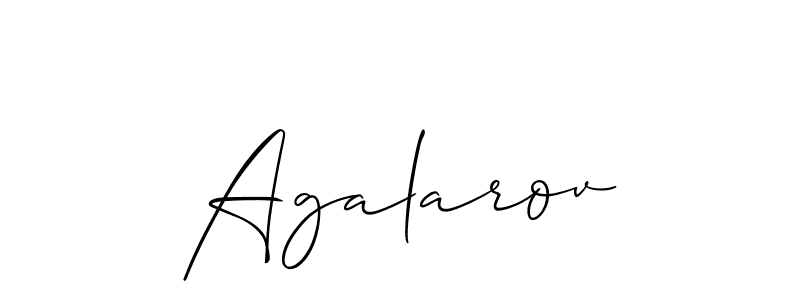 How to Draw Agalarov signature style? Allison_Script is a latest design signature styles for name Agalarov. Agalarov signature style 2 images and pictures png