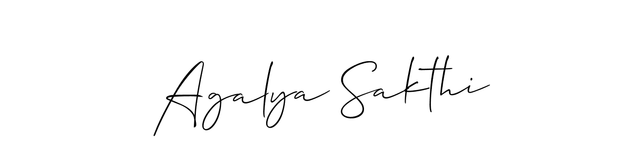 Here are the top 10 professional signature styles for the name Agalya Sakthi. These are the best autograph styles you can use for your name. Agalya Sakthi signature style 2 images and pictures png