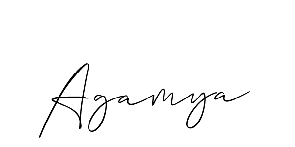 You should practise on your own different ways (Allison_Script) to write your name (Agamya) in signature. don't let someone else do it for you. Agamya signature style 2 images and pictures png