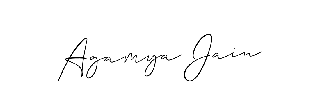 This is the best signature style for the Agamya Jain name. Also you like these signature font (Allison_Script). Mix name signature. Agamya Jain signature style 2 images and pictures png