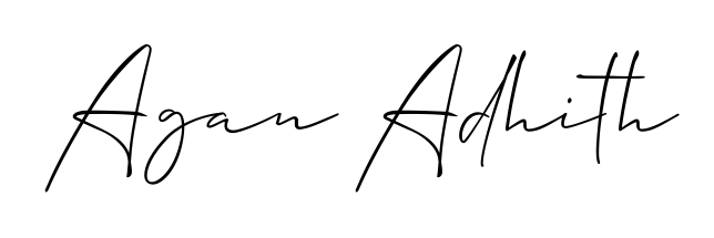 Turn your name Agan Adhith into a signature brand with Allison_Script styling. Download in standard PNG or transparent format anytime. Agan Adhith signature style 2 images and pictures png