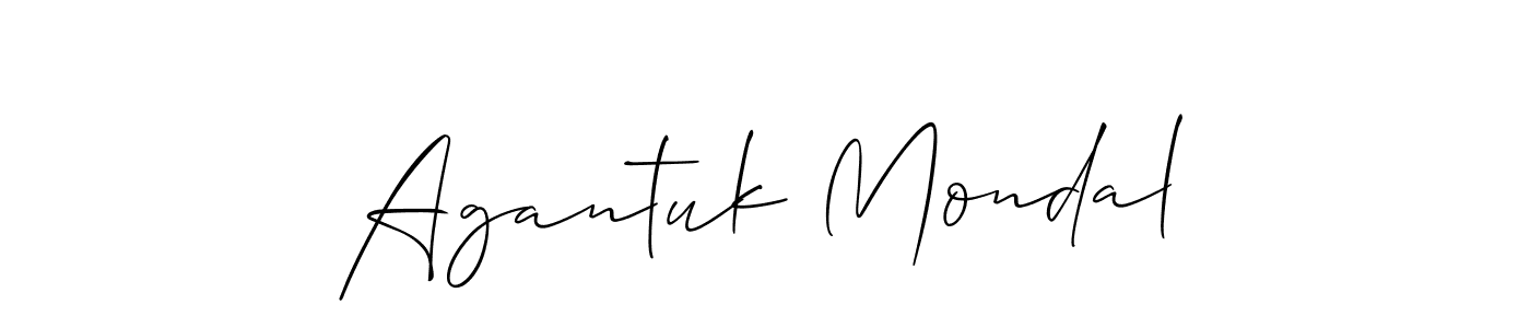 Once you've used our free online signature maker to create your best signature Allison_Script style, it's time to enjoy all of the benefits that Agantuk Mondal name signing documents. Agantuk Mondal signature style 2 images and pictures png