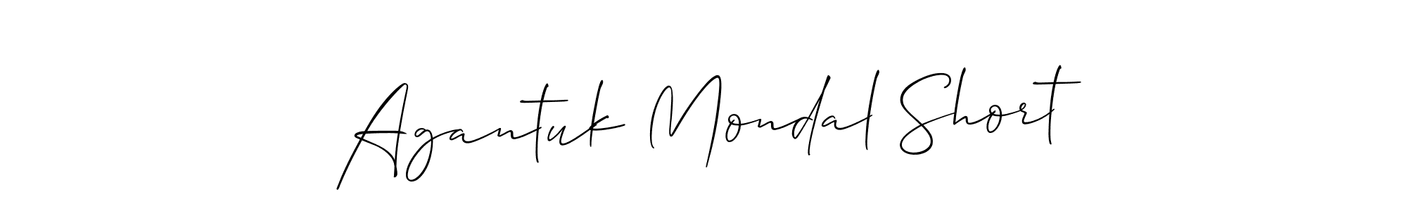 It looks lik you need a new signature style for name Agantuk Mondal Short. Design unique handwritten (Allison_Script) signature with our free signature maker in just a few clicks. Agantuk Mondal Short signature style 2 images and pictures png