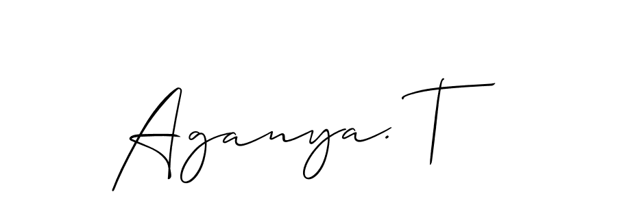 Check out images of Autograph of Aganya. T name. Actor Aganya. T Signature Style. Allison_Script is a professional sign style online. Aganya. T signature style 2 images and pictures png