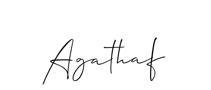 Here are the top 10 professional signature styles for the name Agathaf. These are the best autograph styles you can use for your name. Agathaf signature style 2 images and pictures png