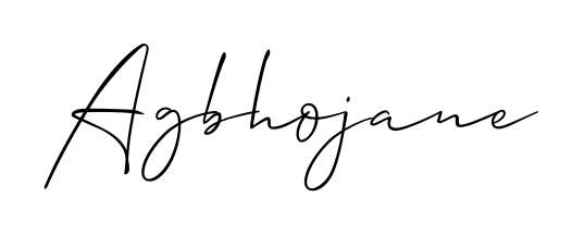 Create your official email sign-off with Agbhojane name in Allison_Script style. Crisp, clean, and perfectly legible across all screens. Agbhojane signature style 2 images and pictures png