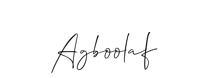 Also You can easily find your signature by using the search form. We will create Agboolaf name handwritten signature images for you free of cost using Allison_Script sign style. Agboolaf signature style 2 images and pictures png