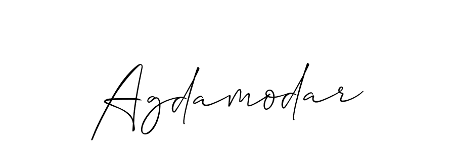 Best and Professional Signature Style for Agdamodar. Allison_Script Best Signature Style Collection. Agdamodar signature style 2 images and pictures png