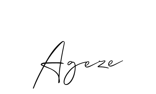 Check out images of Autograph of Ageze name. Actor Ageze Signature Style. Allison_Script is a professional sign style online. Ageze signature style 2 images and pictures png